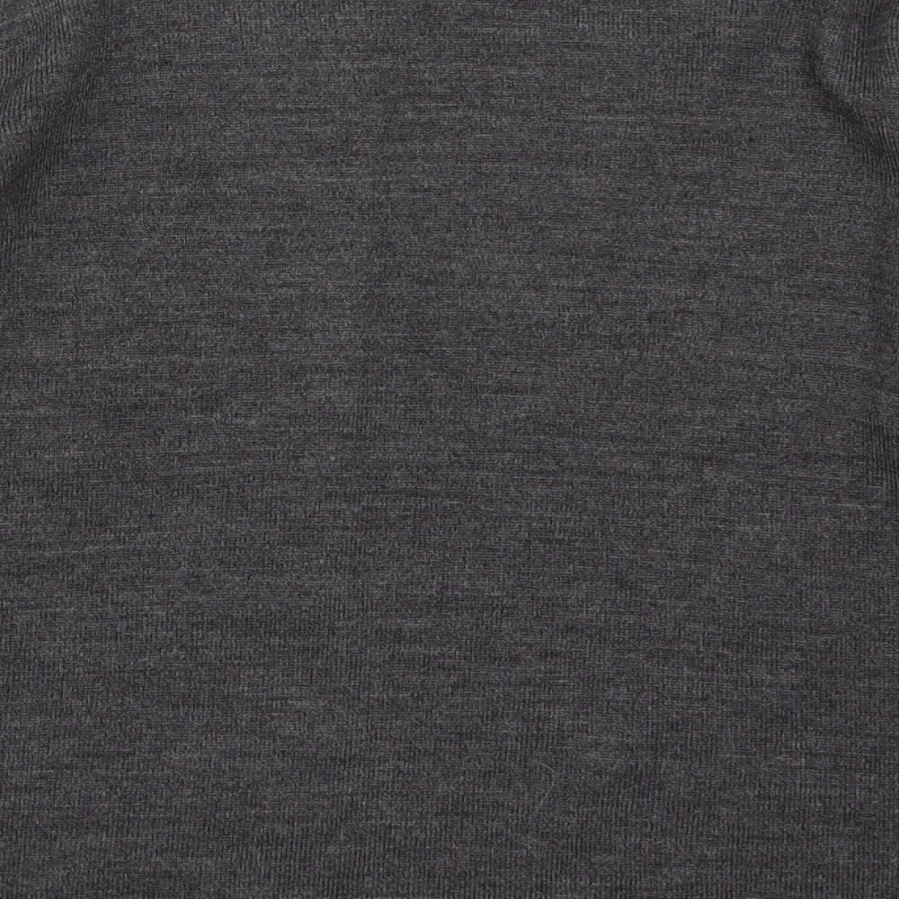 Classics Womens Grey Geometric  Pullover Jumper Size S  - Pink