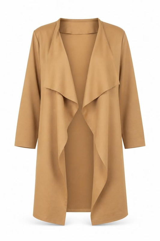 Womens UK Size One Size Lasula Brown Jacket