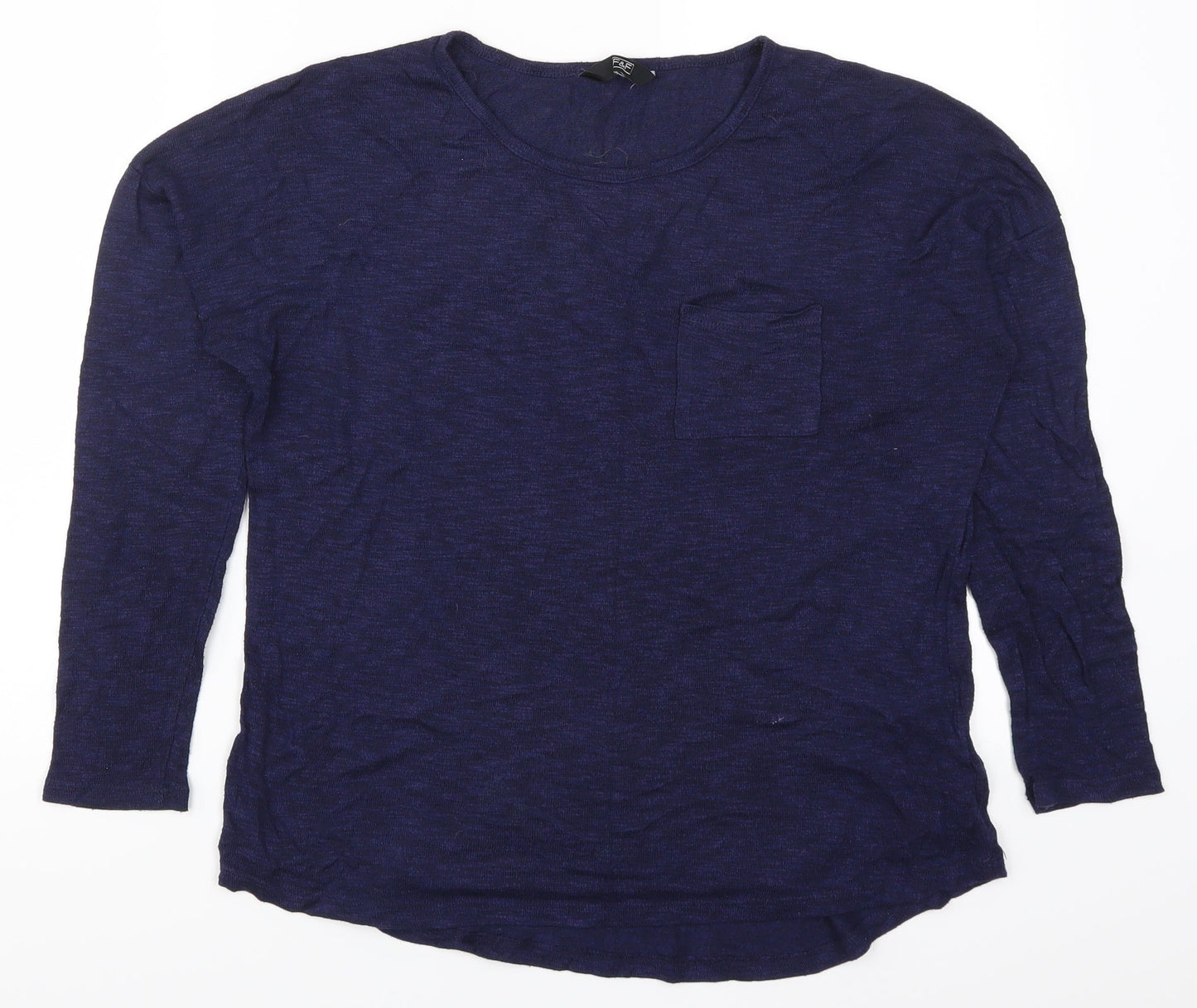 F&F Womens Blue   Basic T-Shirt Size 8