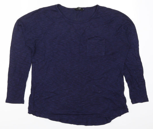 F&F Womens Blue   Basic T-Shirt Size 8