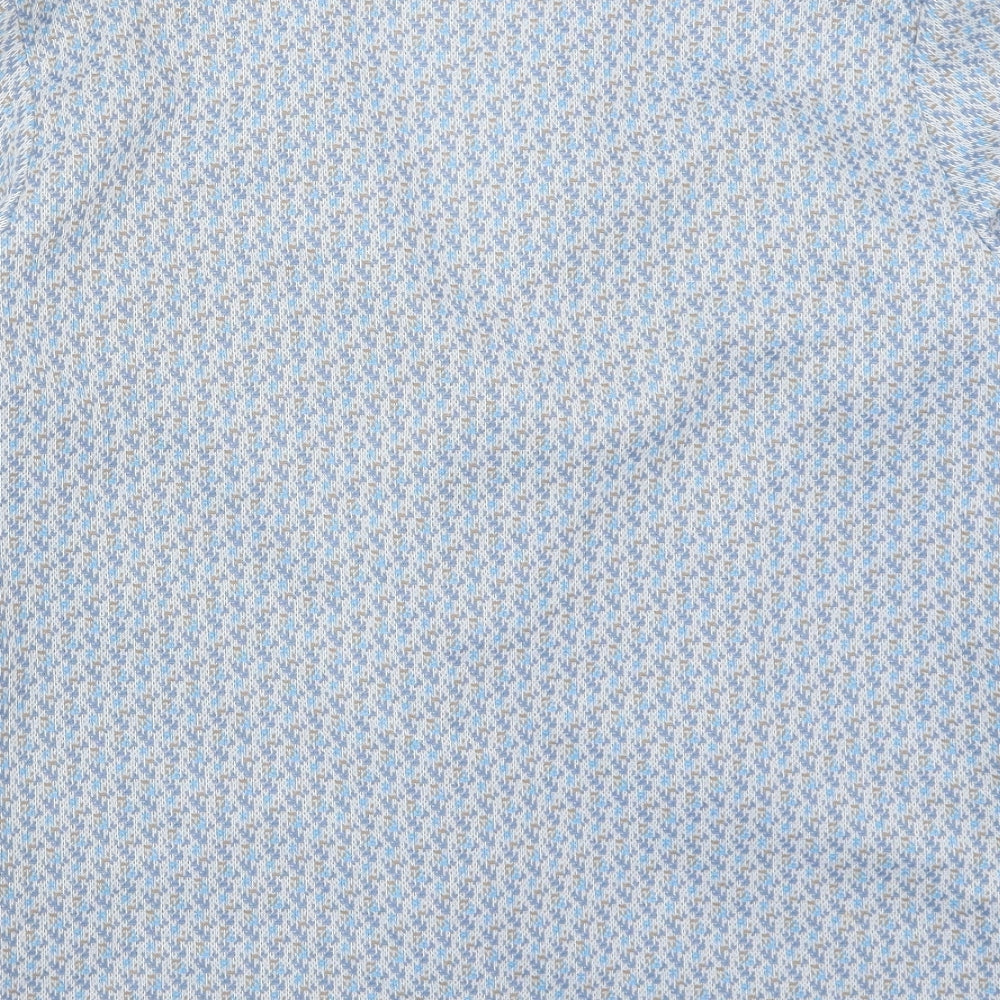 Damart Womens Blue Geometric  Jacket  Size 14