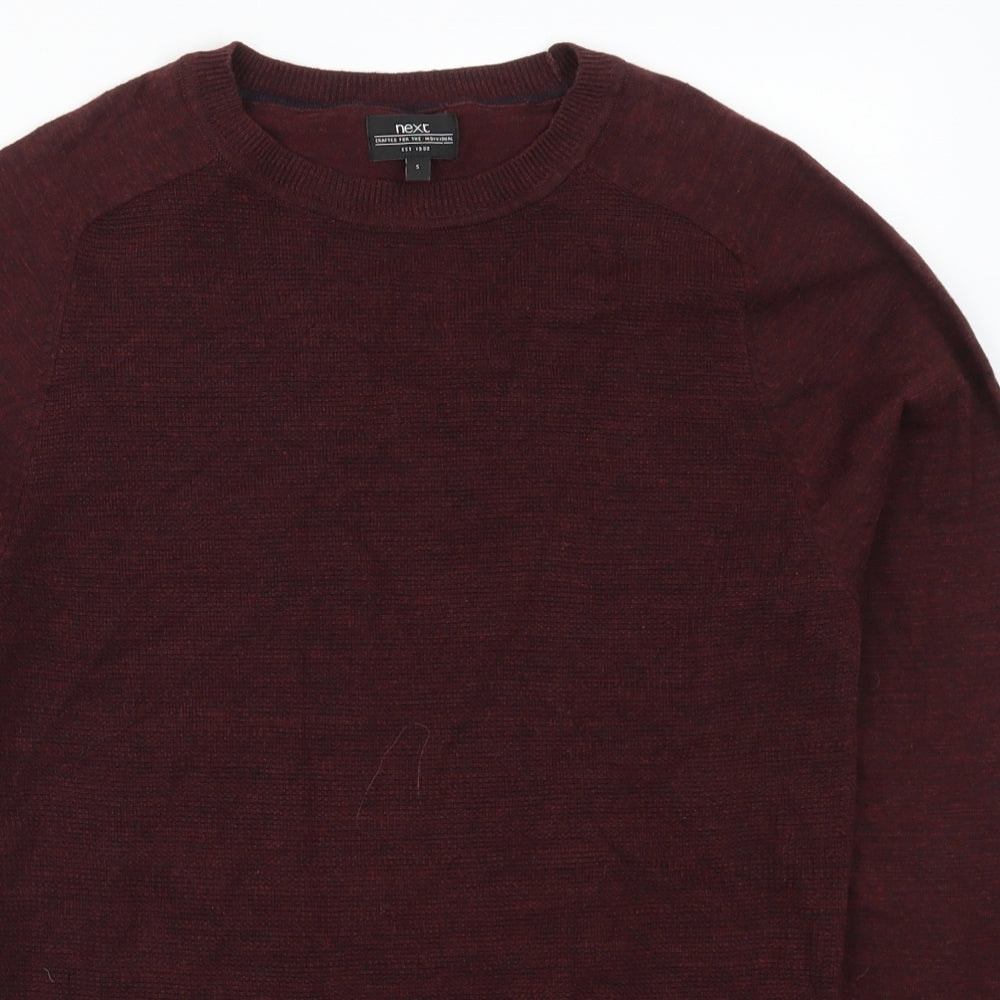 NEXT Mens Red   Pullover Jumper Size S