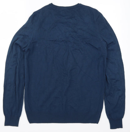 River Island Mens Blue   Pullover Jumper Size M