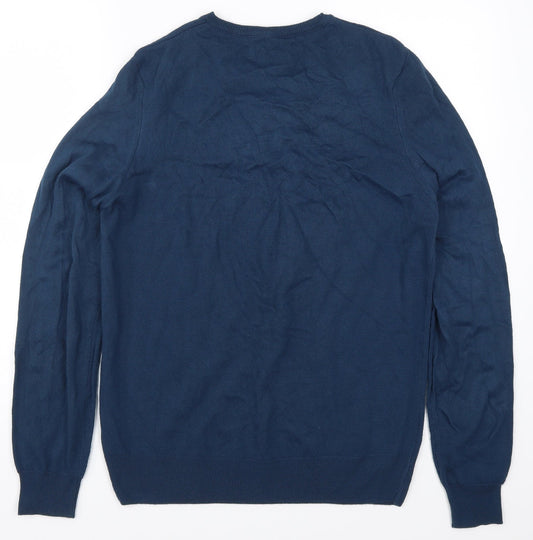 River Island Mens Blue   Pullover Jumper Size M