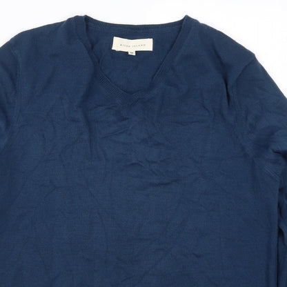River Island Mens Blue   Pullover Jumper Size M
