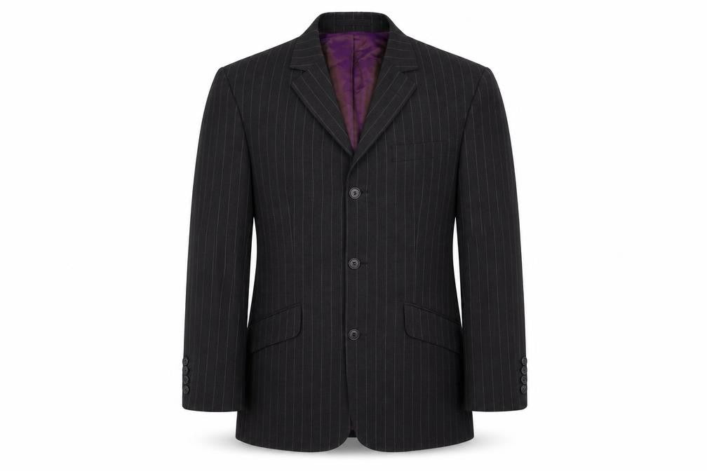 Mens UK Size 38 River Island Regular Grey Suit Jacket