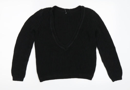 Gina Tricot Womens Black   Pullover Jumper Size S