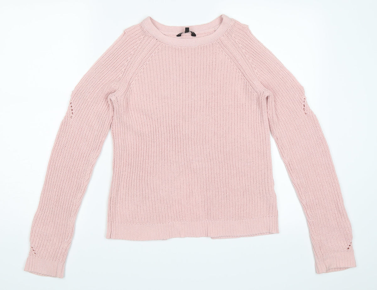 Candy Couture Girls Pink   Pullover Jumper Size 14 Years