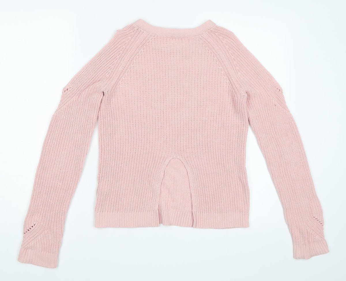 Candy Couture Girls Pink   Pullover Jumper Size 14 Years
