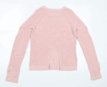 Candy Couture Girls Pink   Pullover Jumper Size 14 Years