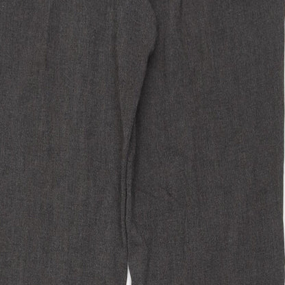 R Essential Womens Grey   Trousers  Size 14 L32 in