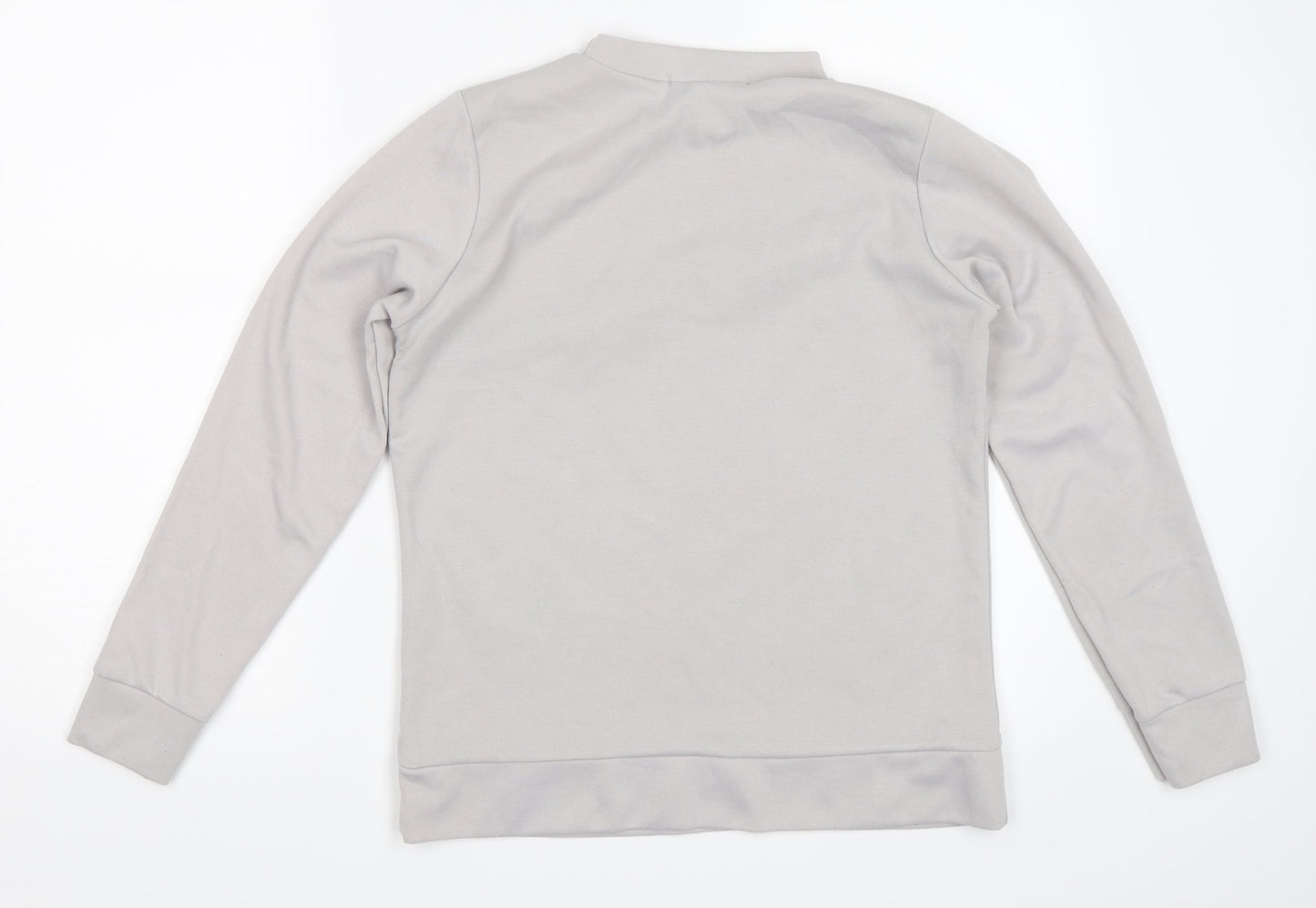 Misspap Womens Grey   Pullover Sweatshirt Size L