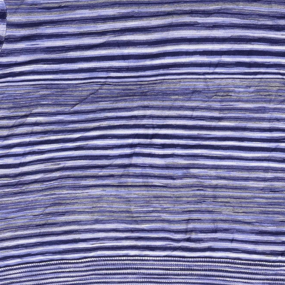Tu Womens Purple Striped  Pullover Jumper Size 14