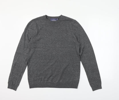Topman Mens Grey   Pullover Jumper Size S