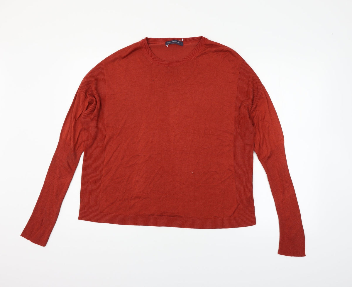 Marks & Spencer Womens Red   Pullover Jumper Size 16