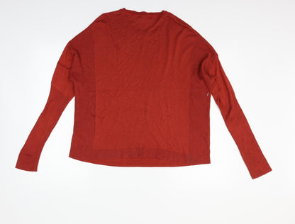 Marks & Spencer Womens Red   Pullover Jumper Size 16