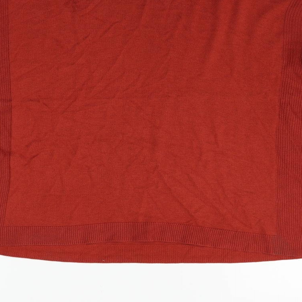 Marks & Spencer Womens Red   Pullover Jumper Size 16