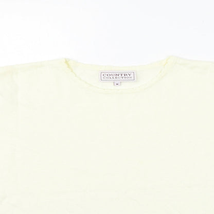 Womens UK Size M COUNTRY COLLECTION Beige Basic Polo