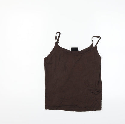 Womens UK Size 14 Principles Brown Basic Tank