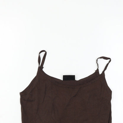 Womens UK Size 14 Principles Brown Basic Tank