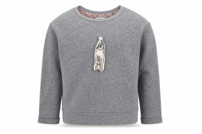 Next Girls Grey   Pullover Jumper Size 4-5 Years