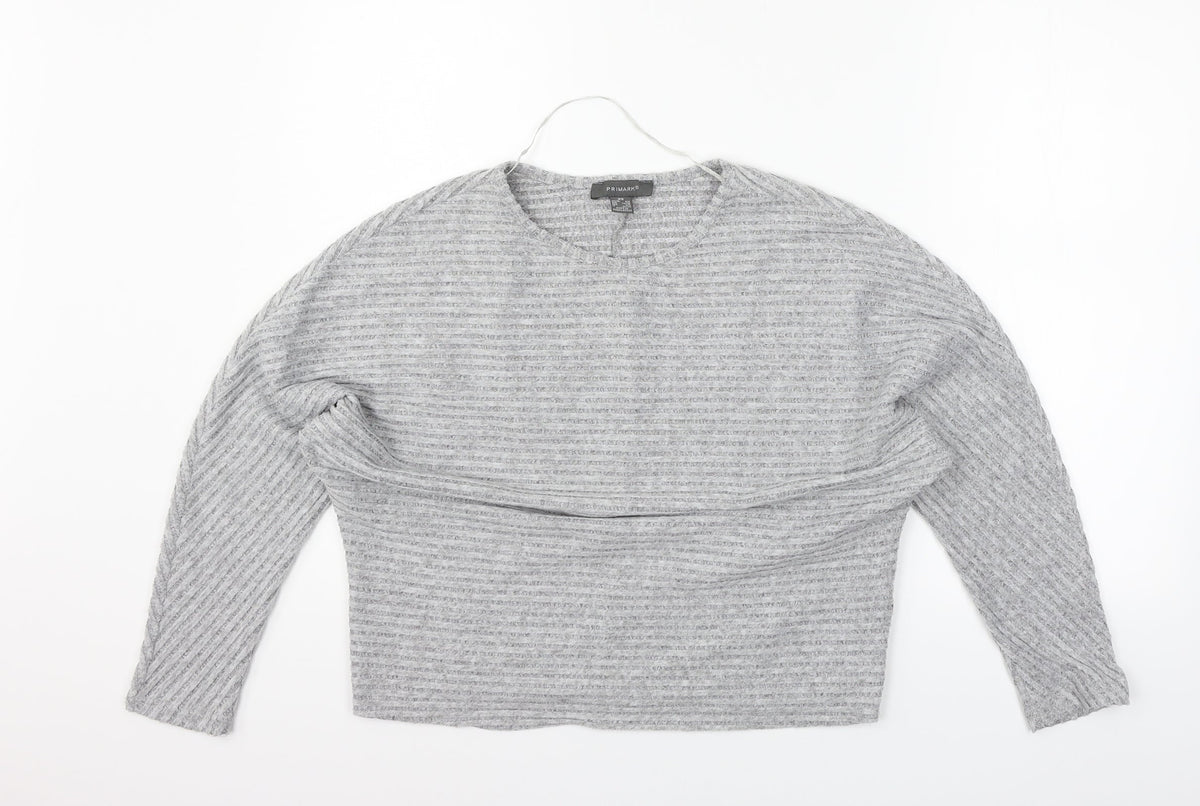 Primark Womens Grey   Pullover Jumper Size XS