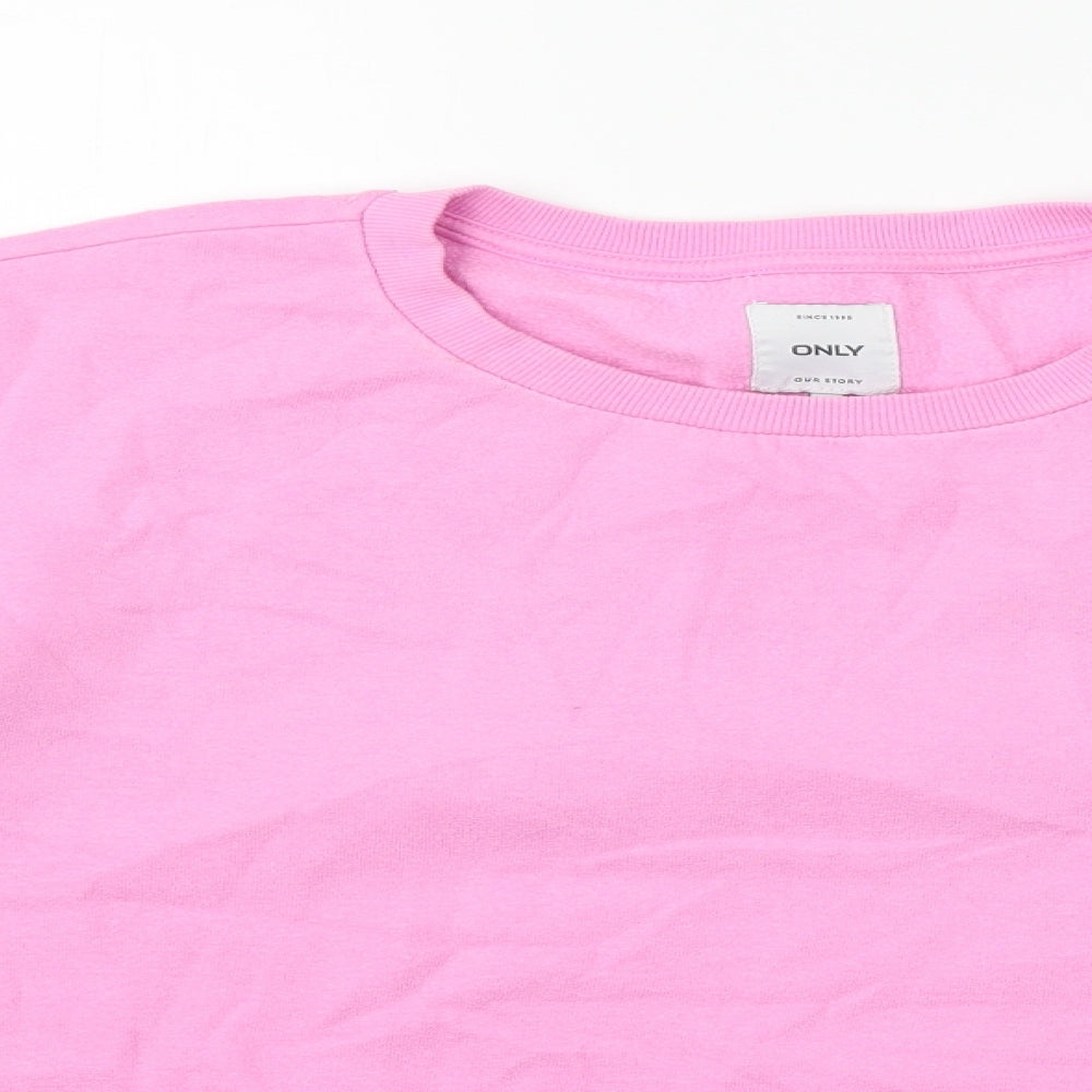 Only  Womens Pink   Pullover Jumper Size S  - washable marks
