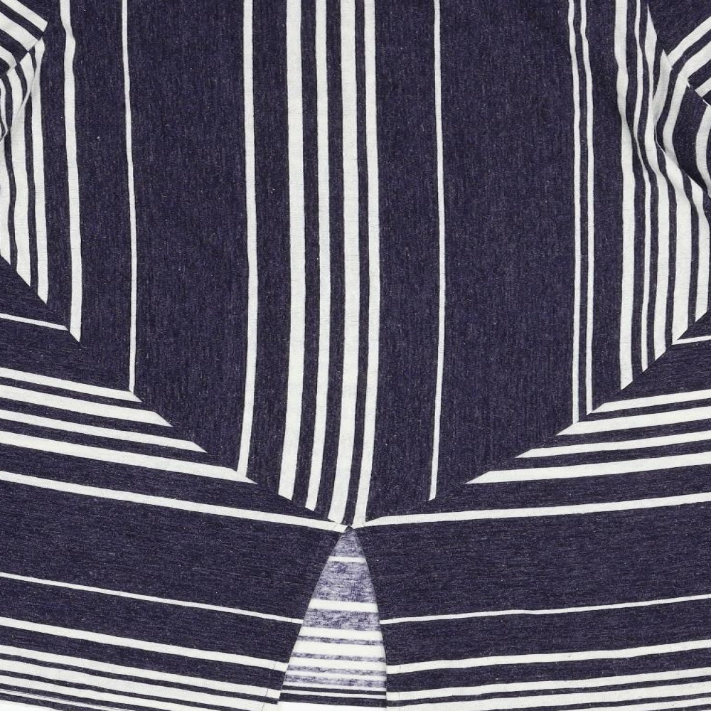 Love Leisure Womens Blue Striped  Jumper Dress  Size 14