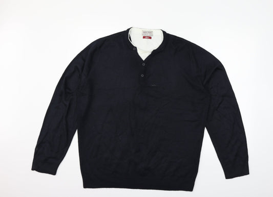 TU Womens Blue   Pullover Jumper Size L  - washable marks