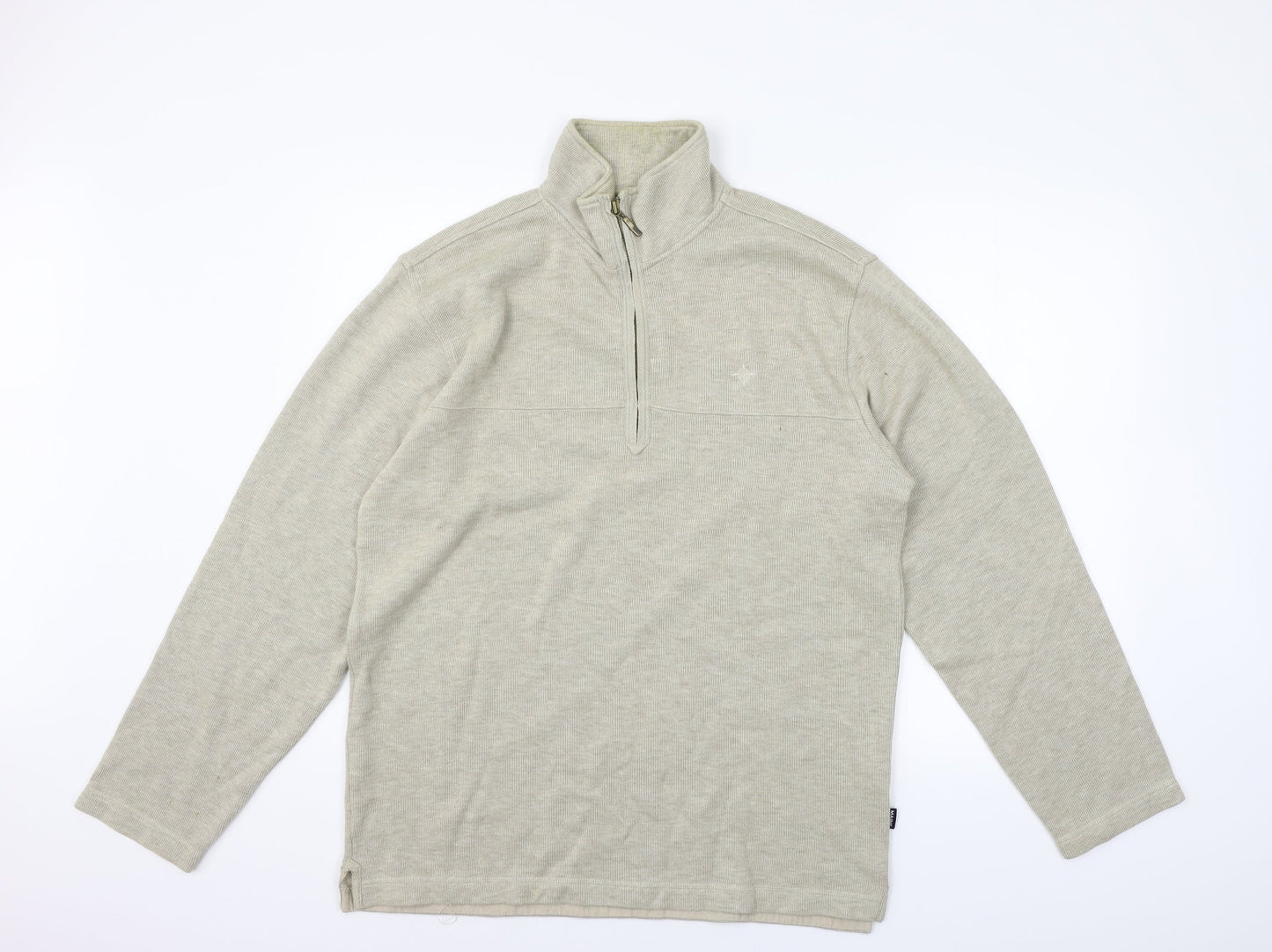 Maine Mens Beige   Pullover Jumper Size S