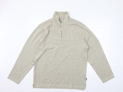 Maine Mens Beige   Pullover Jumper Size S