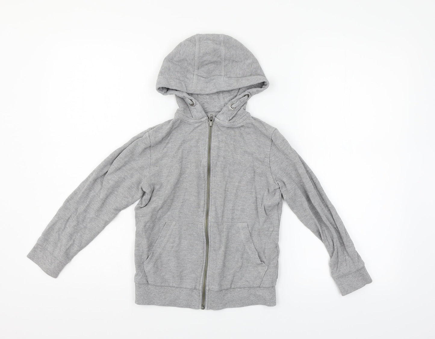 TU Girls Grey   Full Zip Jumper Size 7 Years