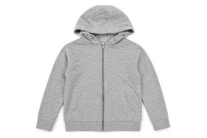 Tu Girls Grey   Full Zip Jumper Size 7 Years