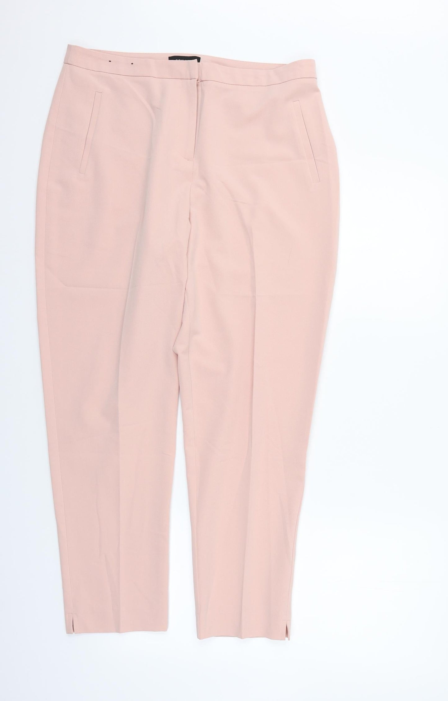 New Look Womens Orange   Sweatpants Trousers Size 14 L27 in
