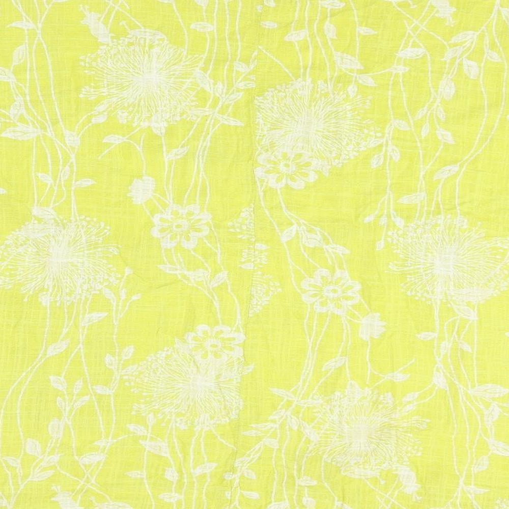 Womens UK Size One Size Preworn Yellow Basic Blouse