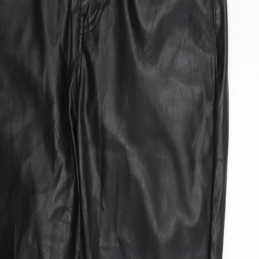 Colourful Premium Womens Black   Jegging Trousers Size XL L30 in
