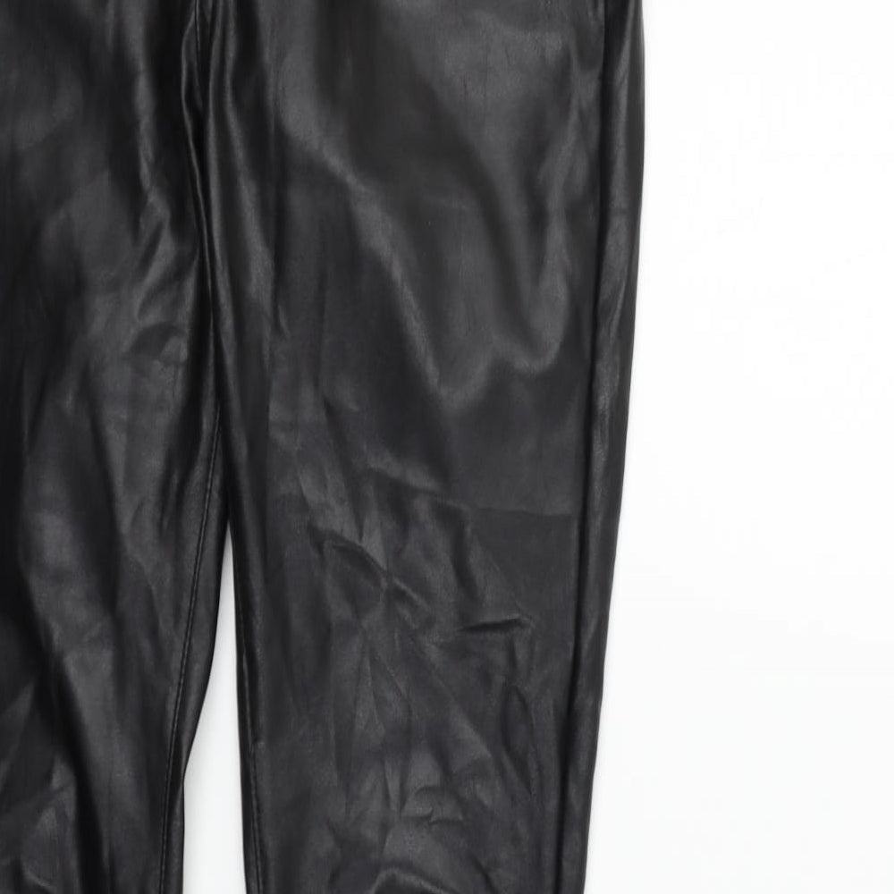 Colourful Premium Womens Black   Jegging Trousers Size XL L30 in