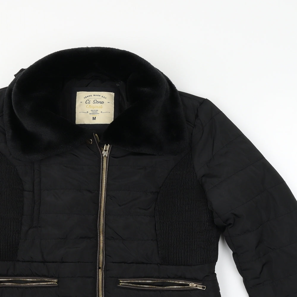 Womens UK Size M CI SONO Black Jacket