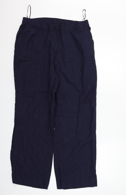 Joanna Womens Blue   Trousers  Size 16 L27 in