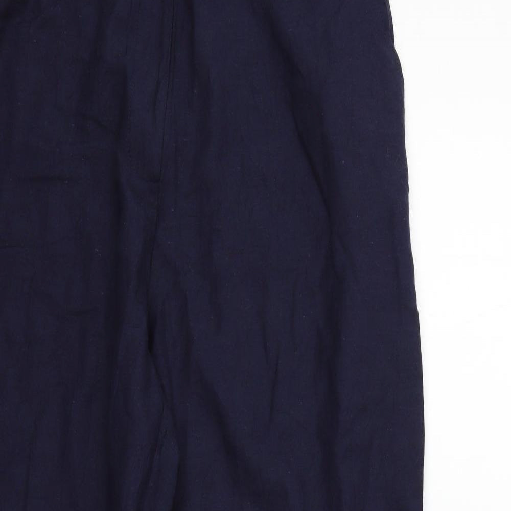 Joanna Womens Blue   Trousers  Size 16 L27 in