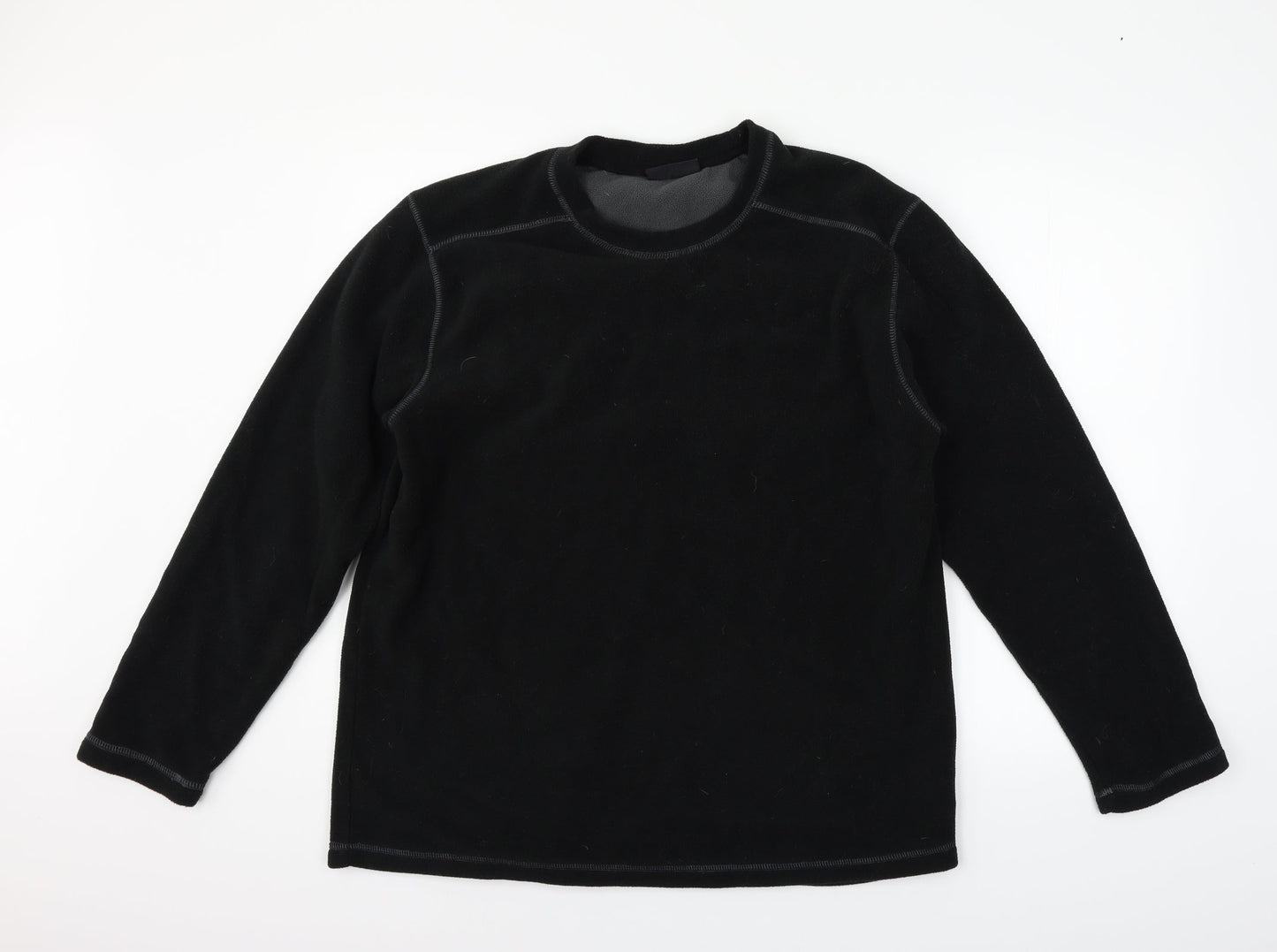 Active Mens Black   Pullover Jumper Size L