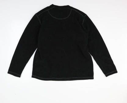 Active Mens Black   Pullover Jumper Size L