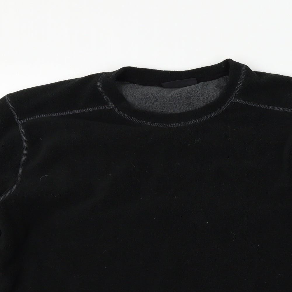 Active Mens Black   Pullover Jumper Size L