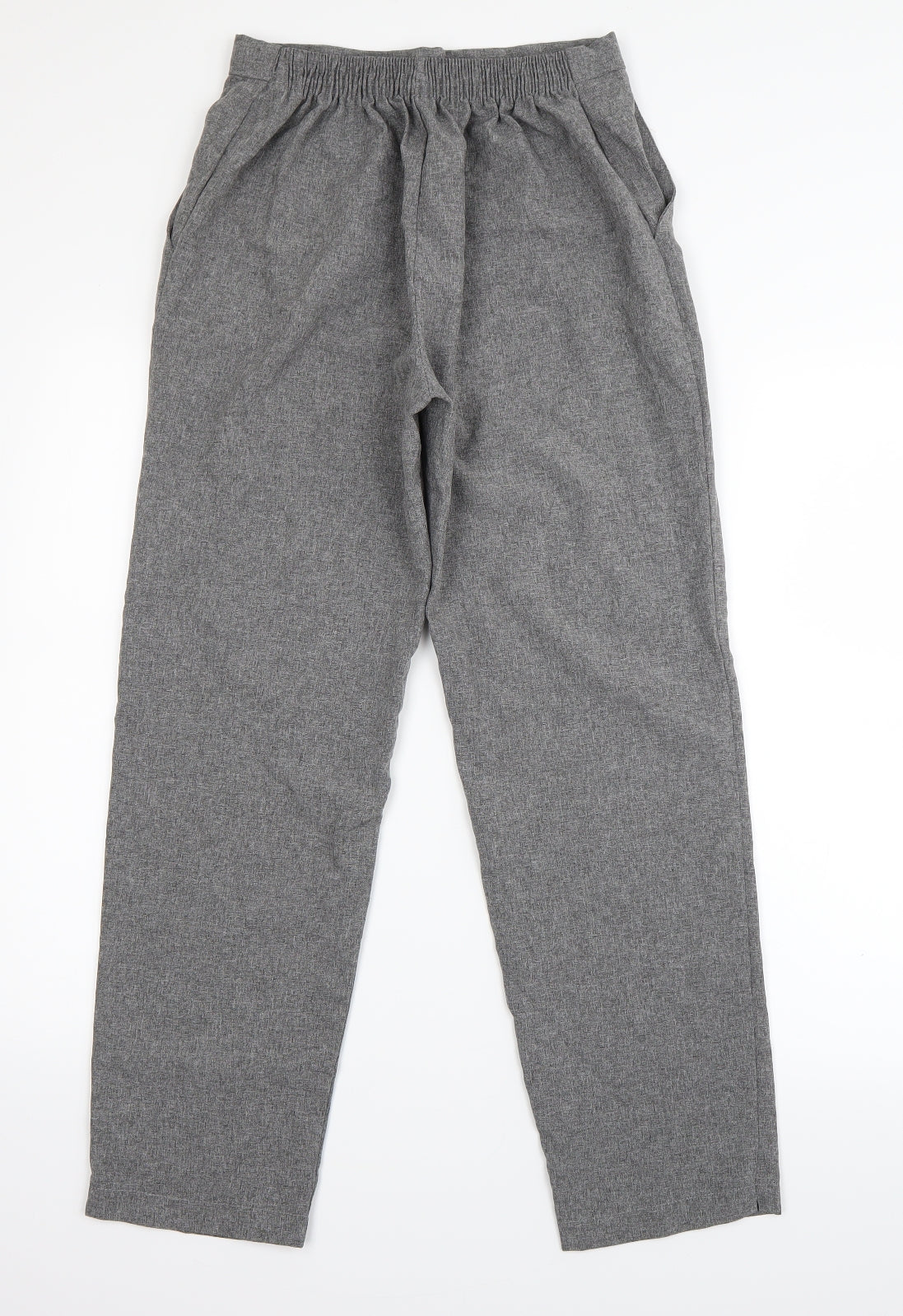 Womens UK Size 12 Emma Collection Regular Fit Dress Pants Grey Trousers