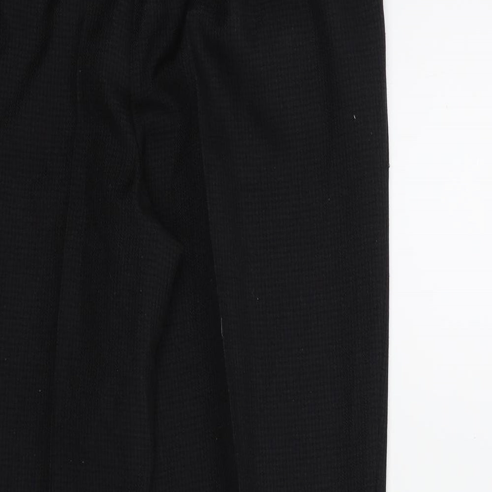 Womens UK Size 30 in Preworn Regular Fit  Black Trousers