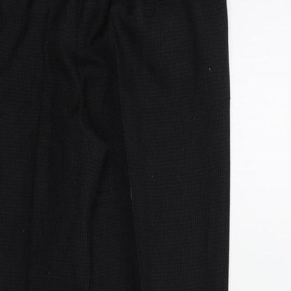 Womens UK Size 30 in Preworn Regular Fit  Black Trousers