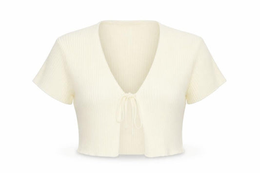 Nasty Gal Womens White  Knit Cardigan Jumper Size 10
