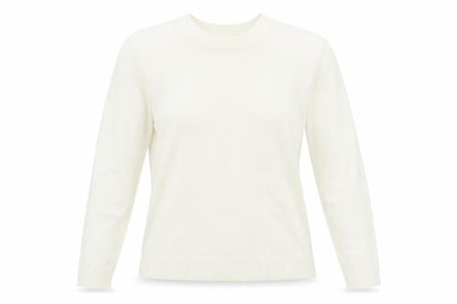 H&M Womens White  Knit Pullover Jumper Size M