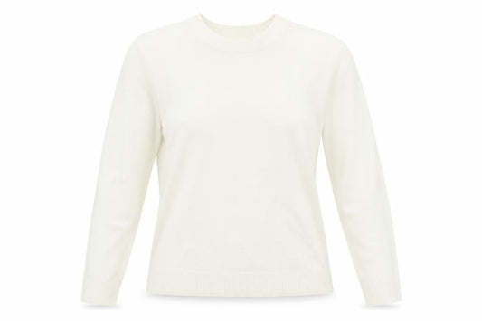 H&M Womens White  Knit Pullover Jumper Size M