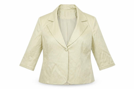 Womens UK Size 14 Monsoon Gold Biker Coat